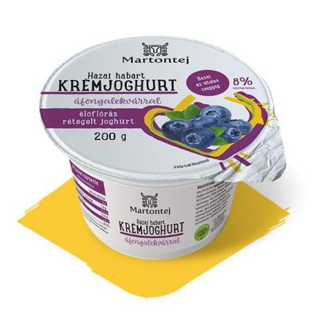 E-mentes, réteges, habart joghurt áfonyás