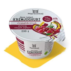 E-mentes, réteges, habart joghurt meggyes