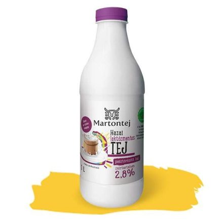 Laktózmentes 2.8% 1l palackos tej